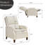  Fauteuil inclinable manuel rembourré de 30,3 po de largeur pour salon-213214275