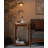26.57" Brown Rectangular Solid Wood End Tables
