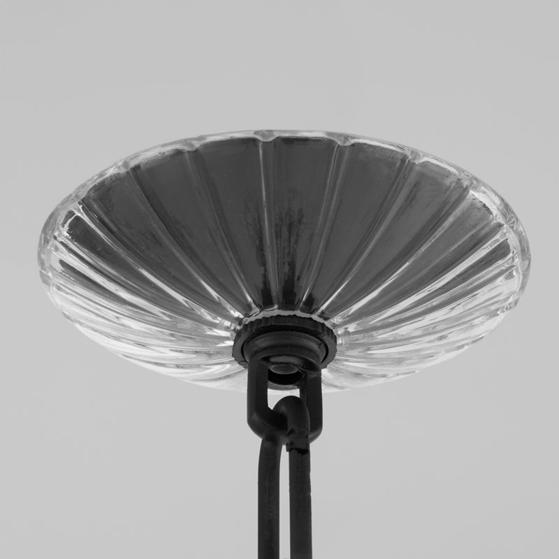 3LT GLASS PENDANT, 31" H x 15.50" W