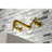 Kingston Brass Millennium Two-Handle 3-Hole Wall Mount Bathroom Faucet-130513208