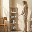 41.5 cm W Bamboo / Rattan Shelving Unit