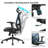 Caesyn Mesh Gaming Chair with Headrest