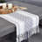 Boho Cotton Woven Table Runner With Tassels-67053776-71258756