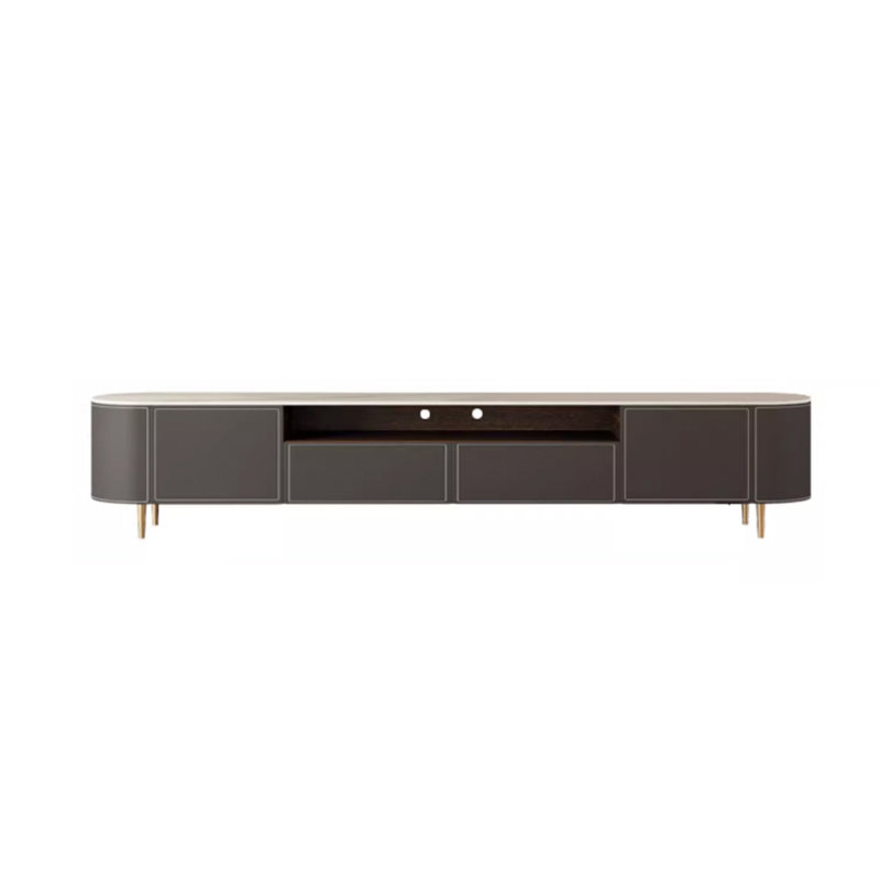 Meuble télé de style minimaliste italien, 86.61"