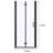 Bi-Fold Semi-Frameless Shower Doors
