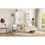 Lit escamotable double pleine grandeur avec tablettes-371164152-371164153