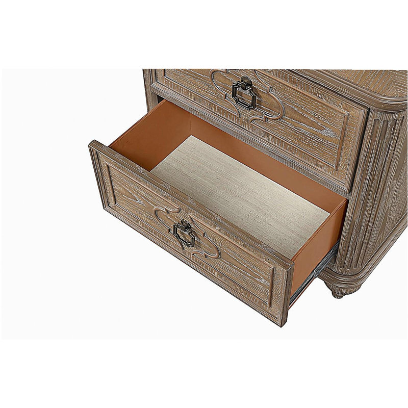 Nightstand, Rustic Oak