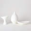 Bol moderne blanc plâtre Modernist