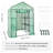 Walk-In Greenhouse With Shelves, 4.6X4.6X6.6 Ft, High Strength PE Cover And Steel Frame For Planting And Storage | Gift Idea-125908035