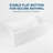 Condris Bliss 60" x 32" Acrylic Alcove Soaking Bathtub, Right Drain Ready, Anti-Slip Bottom, White-119140511