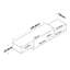 4 Piece Accent Shelf