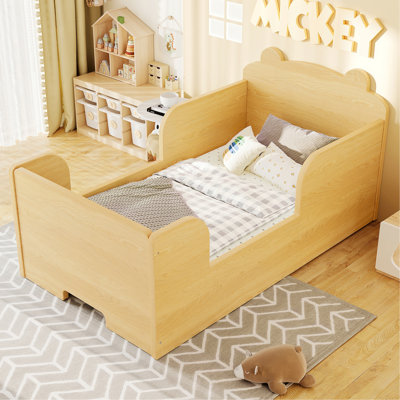 Floor Bed Frame, Bear Shape Toddler Bed