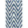 Delane Handmade Tufted Ivory/Blue Area Rug