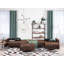 Finnegan 5 Seater Faux Leather Sofa Bed-1382433065-1382433064
