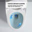 Toilette une pièce à hauteur de chaise avec toilette allongée à fixation simple au sol 1,6 GPF avec siège à fermeture douce-108486646