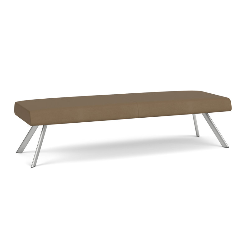 Banc de réception Willow, Argent argent, Taupe Patriot Plus - Vinyle facile à nettoyer
