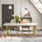 Baeumel 70.87'' Rectangle Dining Table for 6-8, Wood Kitchen Table with Strong Metal Frame-329724727