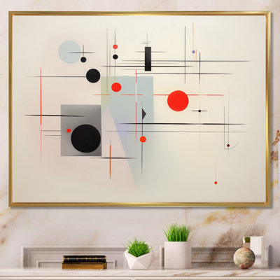 " Beige Suprematism Harmonious Balance II "