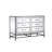 Cassie 6-Drawer Mirrored Accent Chest
