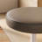 Lippa Vegan Leather Round Stool-108574834
