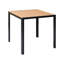 Weatherproof Aluminium Frame Garden Table 75 x 75 cm-1315625162