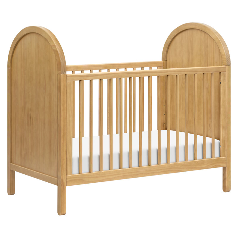 Bondi 3-in-1 Convertible Crib with Toddler Bed Conversion Kit, Honey