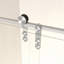 Porte de douche coulissante sans cadre 44-48 "x 76" H, verre trempé transparent 5/16 "(8Mm), cadre en acier inoxydable-123404414