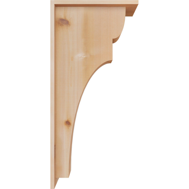 Yorkshire Yorktown avec plaque arrière, H 30 po x l 5,5 po x P 14 po, Cèdre rouge, Lisse