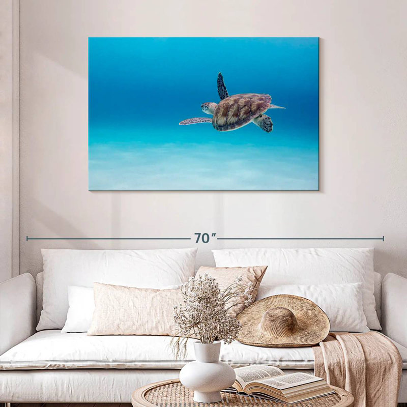 Tortue de mer Crowle, H 30 po x l 45 po