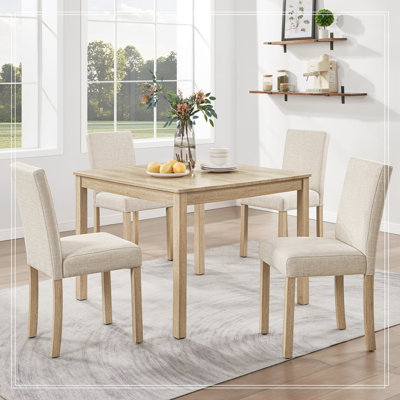 Ensemble 5 pièces avec 4 chaises Creswell