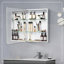 Armoire à pharmacie 20 x 26 pouces à fixation en surface ou encastré avec miroir-105504180