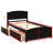 Doray Twin Platform Bed with Two Drawers and Headboard-883616180