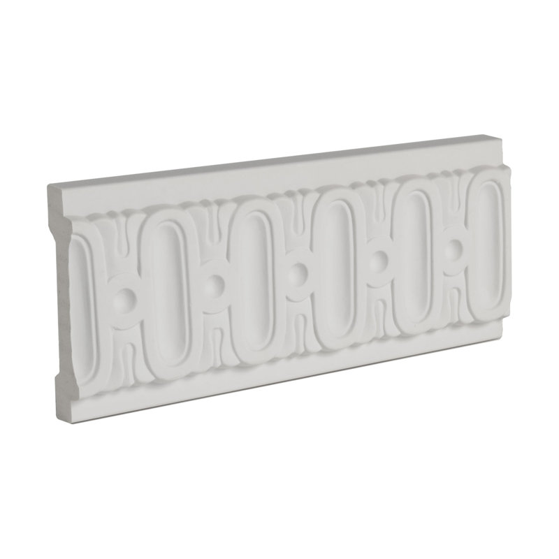 White Polyurethane Decorative Panel Moulding Sample