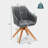 Iridessa Faux Leather Swivel Armchair-1066340802