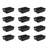 Sterilite Rugged Industrial Stackable Storage Tote w/ Lid, Black