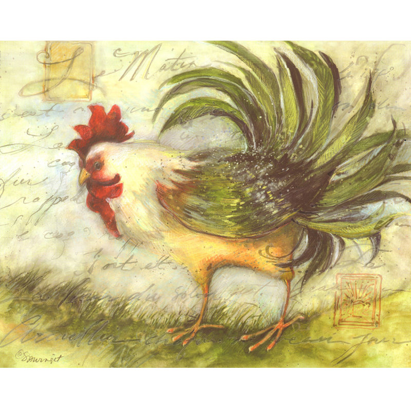 Le Rooster IV, H 19 po x l 24 po