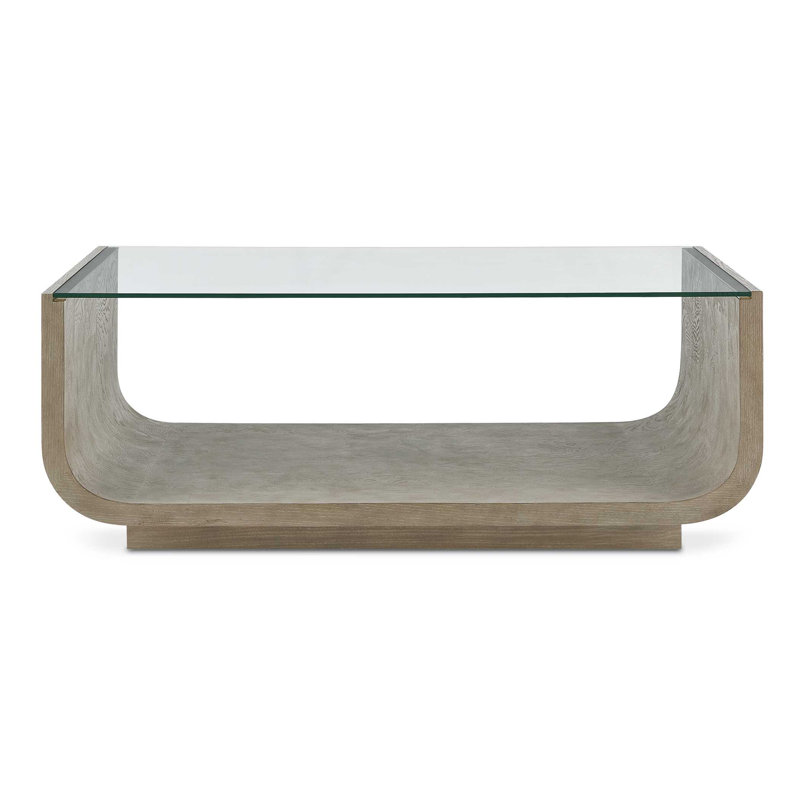 Table basse moderne en verre Maeva