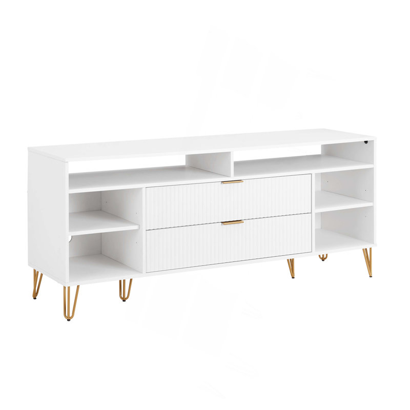 Meuble télé blanc, Blanc