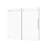 56 - 60 In W Adjustable Bathtub Door, 58 H, 1/4" (6mm) Tempered Glass, , Splash Proof Design, Rollers Width, Smooth And Quiet Open