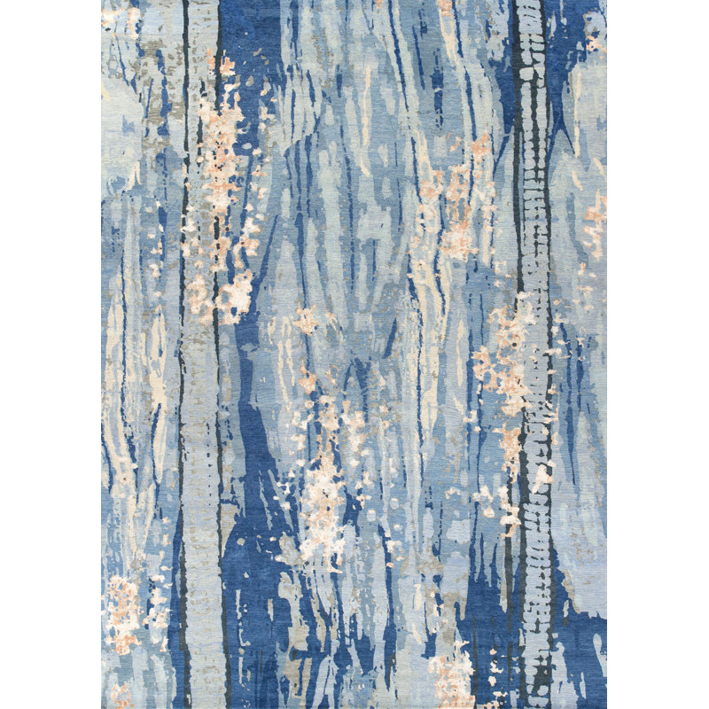 Contemporary Abstract Area Rug, Rectangle 12' x 18'