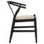 Chaise d'appoint de salle à manger en bois guinée (ensemble de 2)-775086035-775086034