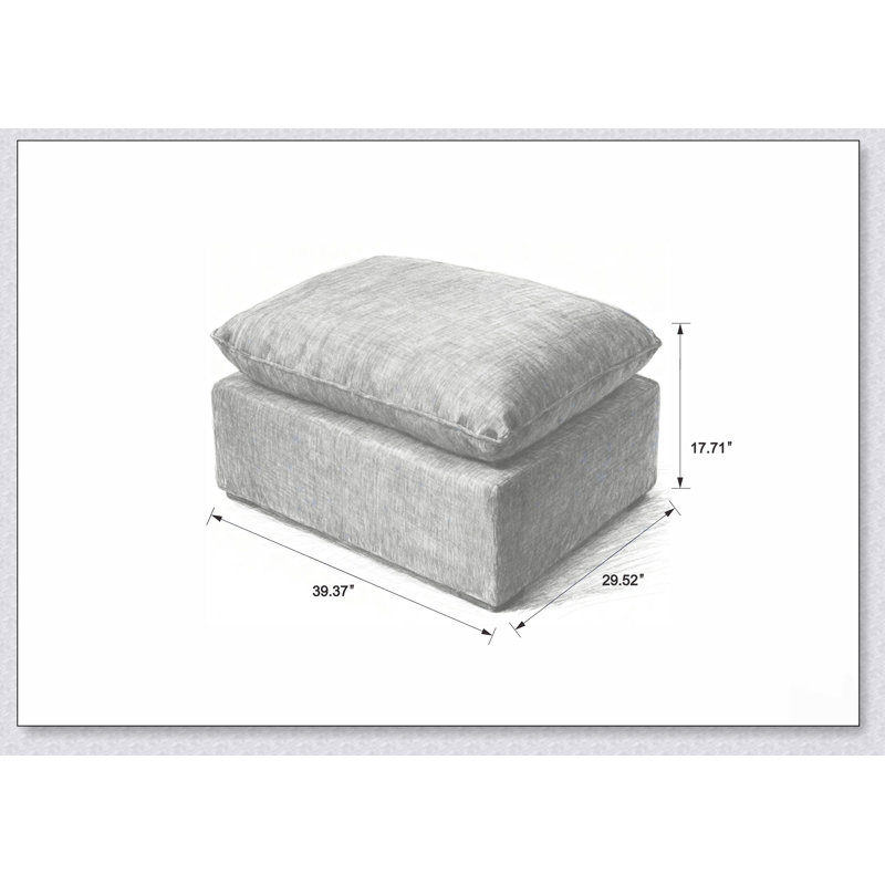 Canapé moderne en nuage de chenille, combinable librement, siège confortable pour les salons, les appartements et les bureaux