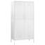 Branwell 2 Door Steel Wardrobe-1069470746