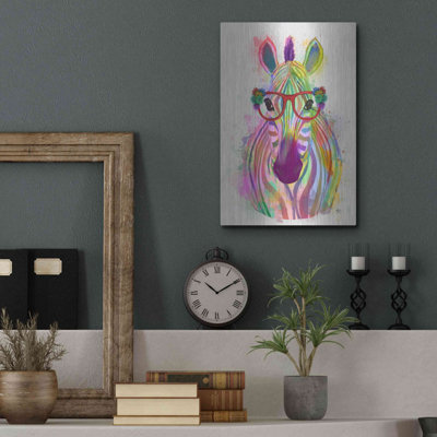 " Zebra Rainbow Splash 1 " by Fab Funky