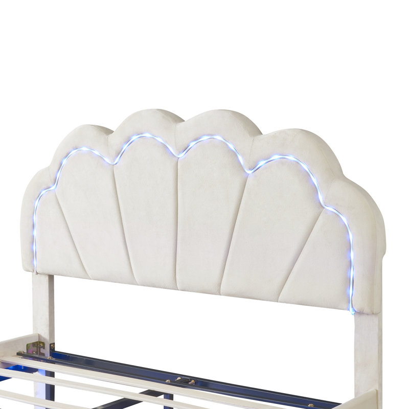 Bed, Beige