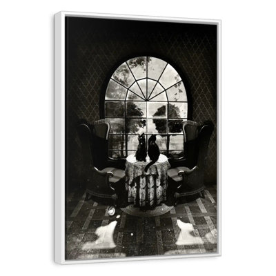 Room Skull BW