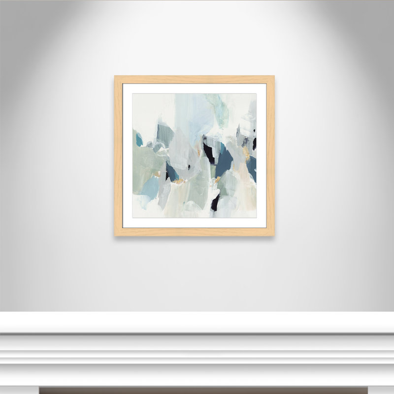 Little Talks " Little Talks II " by Isabelle Z, 29" H x 29" W x 1.25" D, Natural Picture Framed Paper