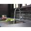 Robinet de bar en nickel brossé avec douchette rétractable Trinsic, robinet de préparation pour lavabo monotrou moderne, poignée simple, acier inoxydable arctique-6898320