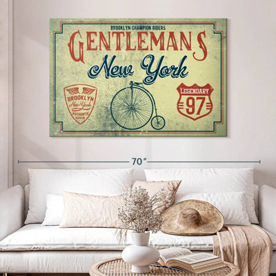 Brooklyn Champion Riders Wall Sign