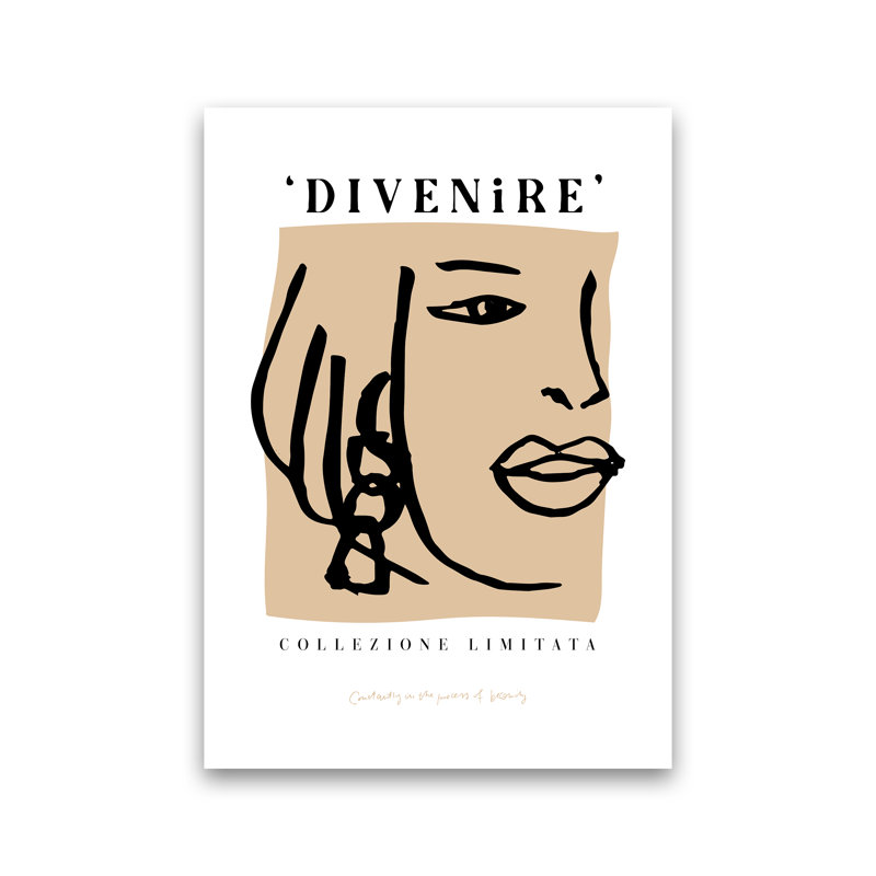Divenire 1 Viso by Planeta444 - Print, No Framed, 59cm H x 42cm W x 1cm D